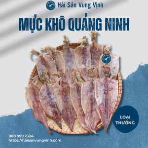 Mực Khô Quảng Ninh MK-002 Size 35-40 Con 1 kg.